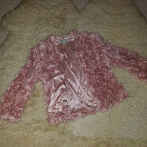 Rosette Blazer in Dusty Rose